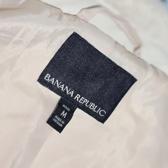 Banana Republic Women's Petite Sherpa Bomber Jacket Size M - Picture 13 of 14